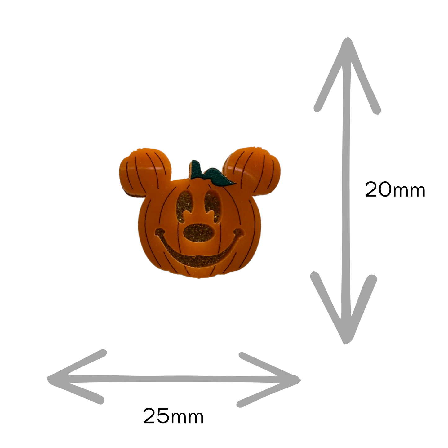 Pumpkin Mickey Studs