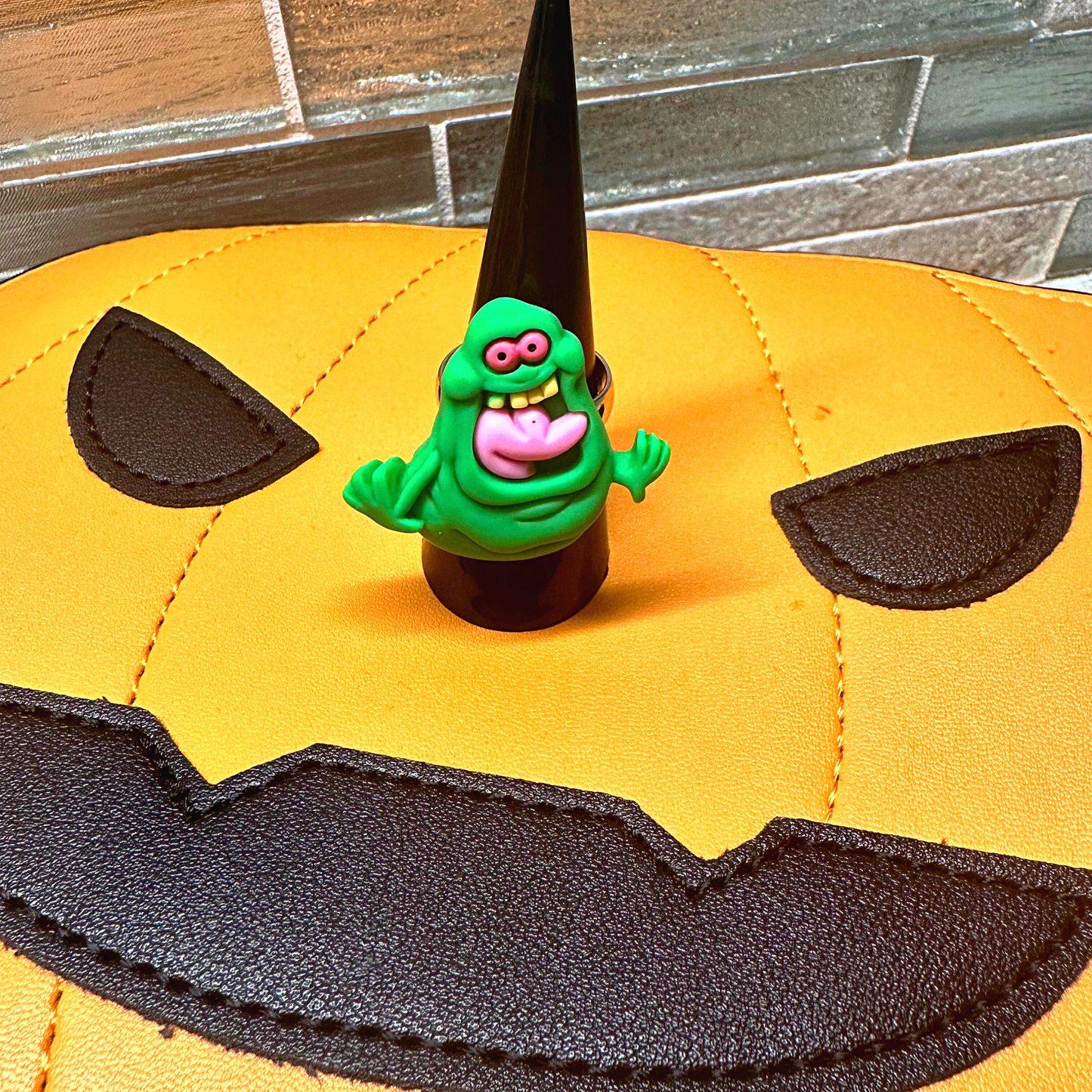 Slimer Statement Ring