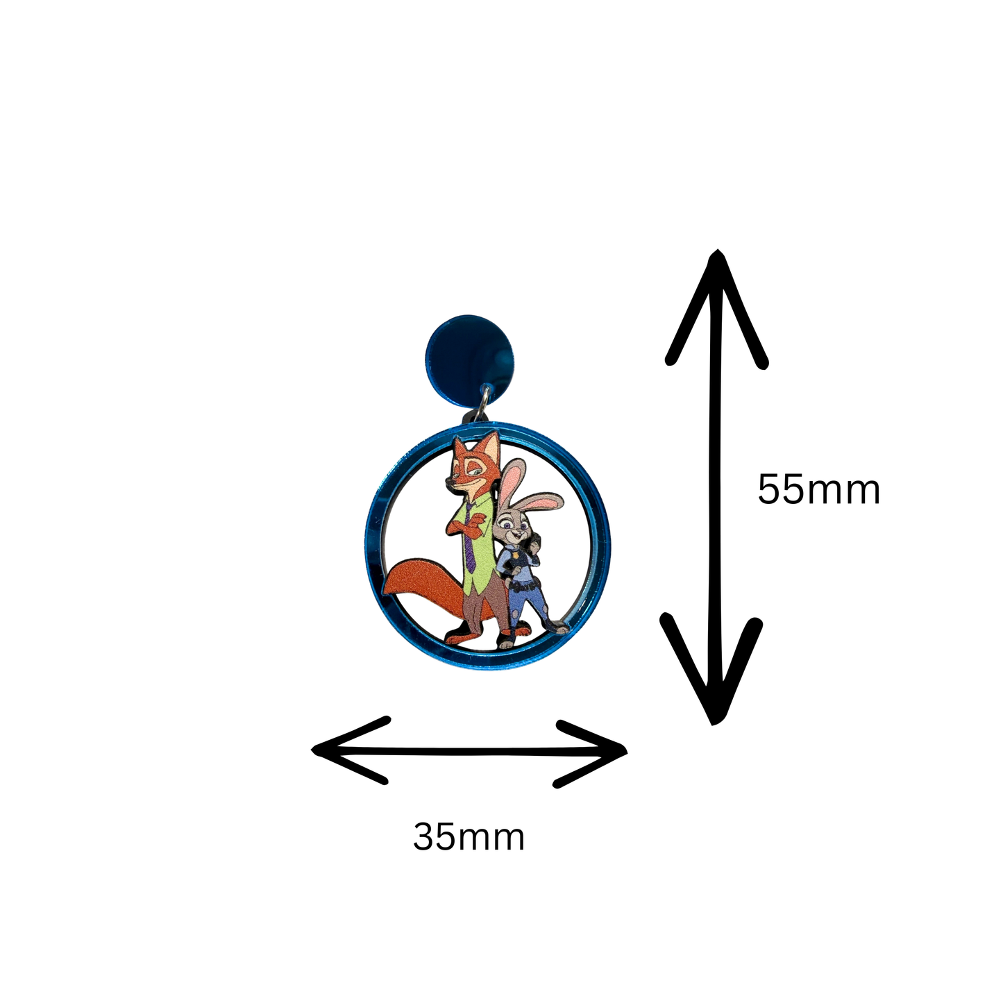 Zootopia Dangle Drop Earrings