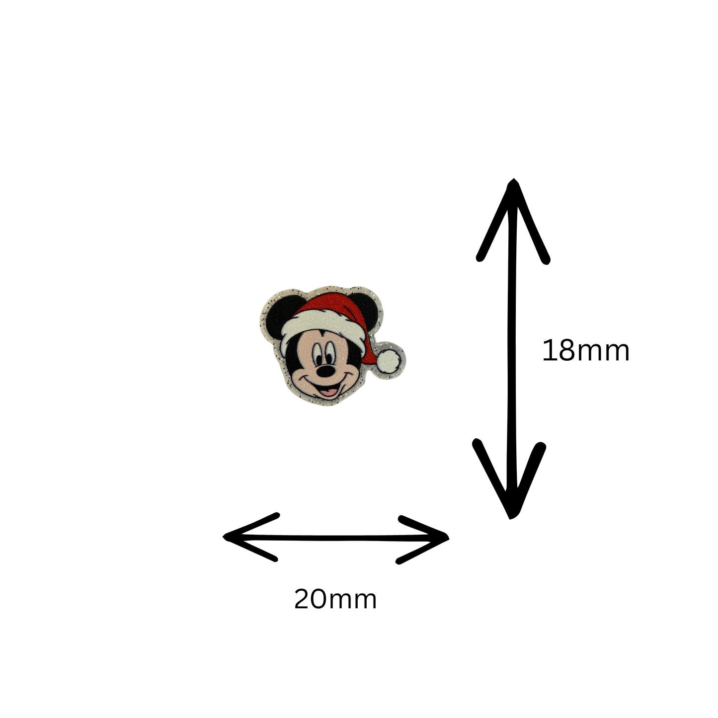 Santa Mickey Studs