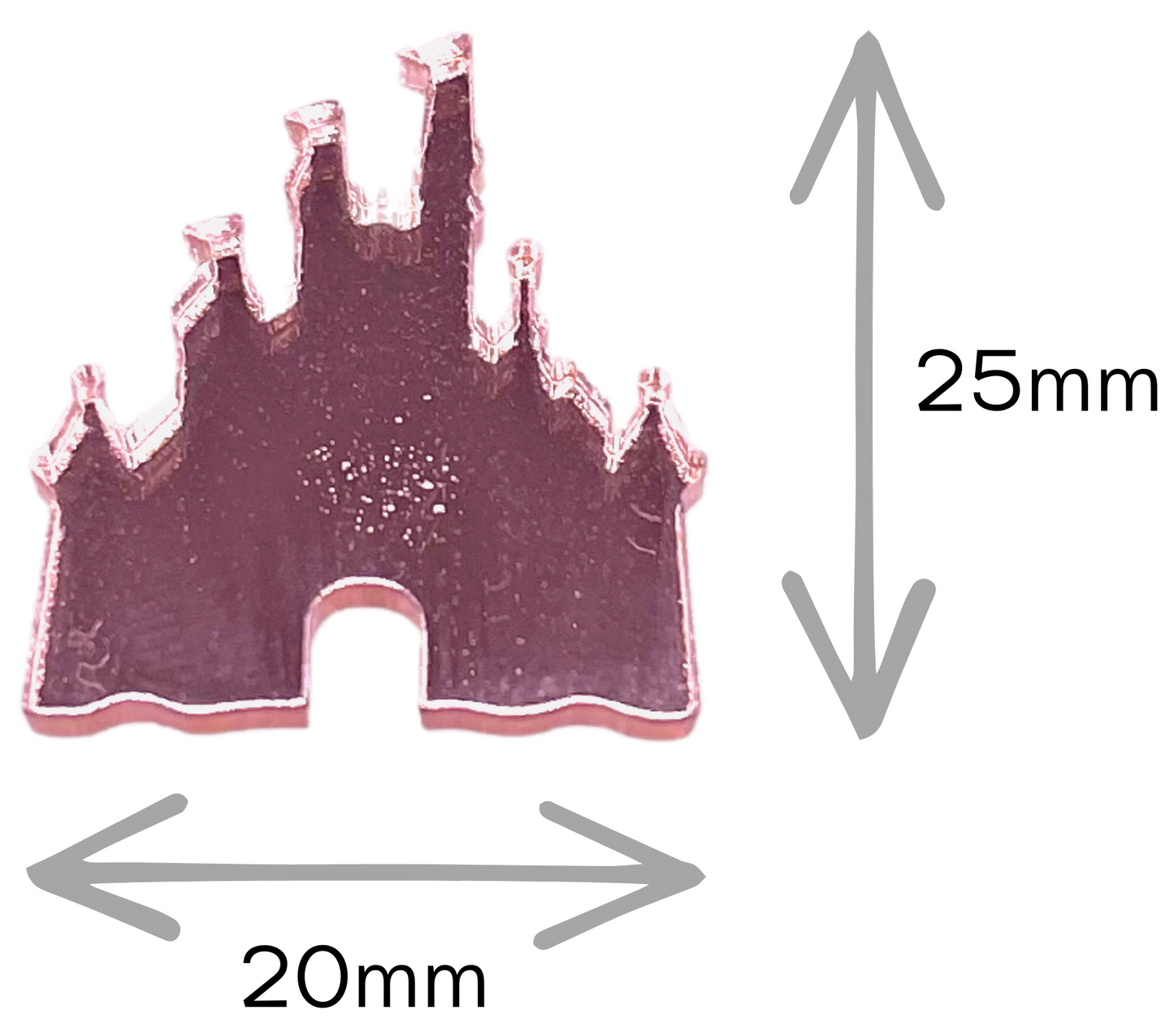 Meet me at the Castle-Studs-Rose Gold Mirror - Marvelous On Main Street