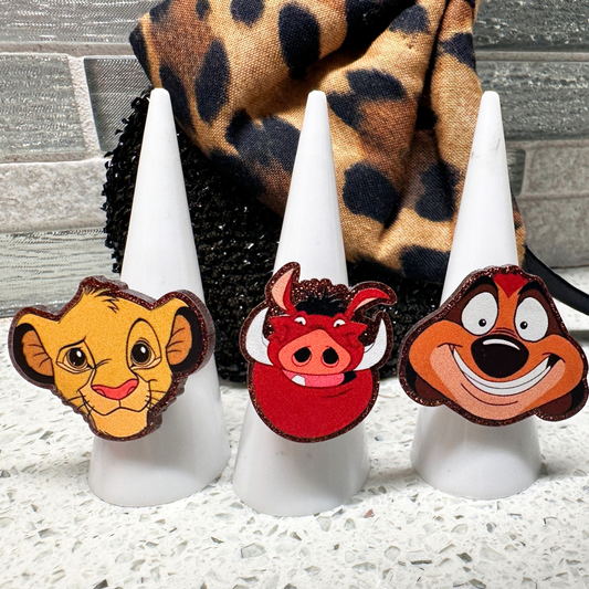 Lion King Statement Rings