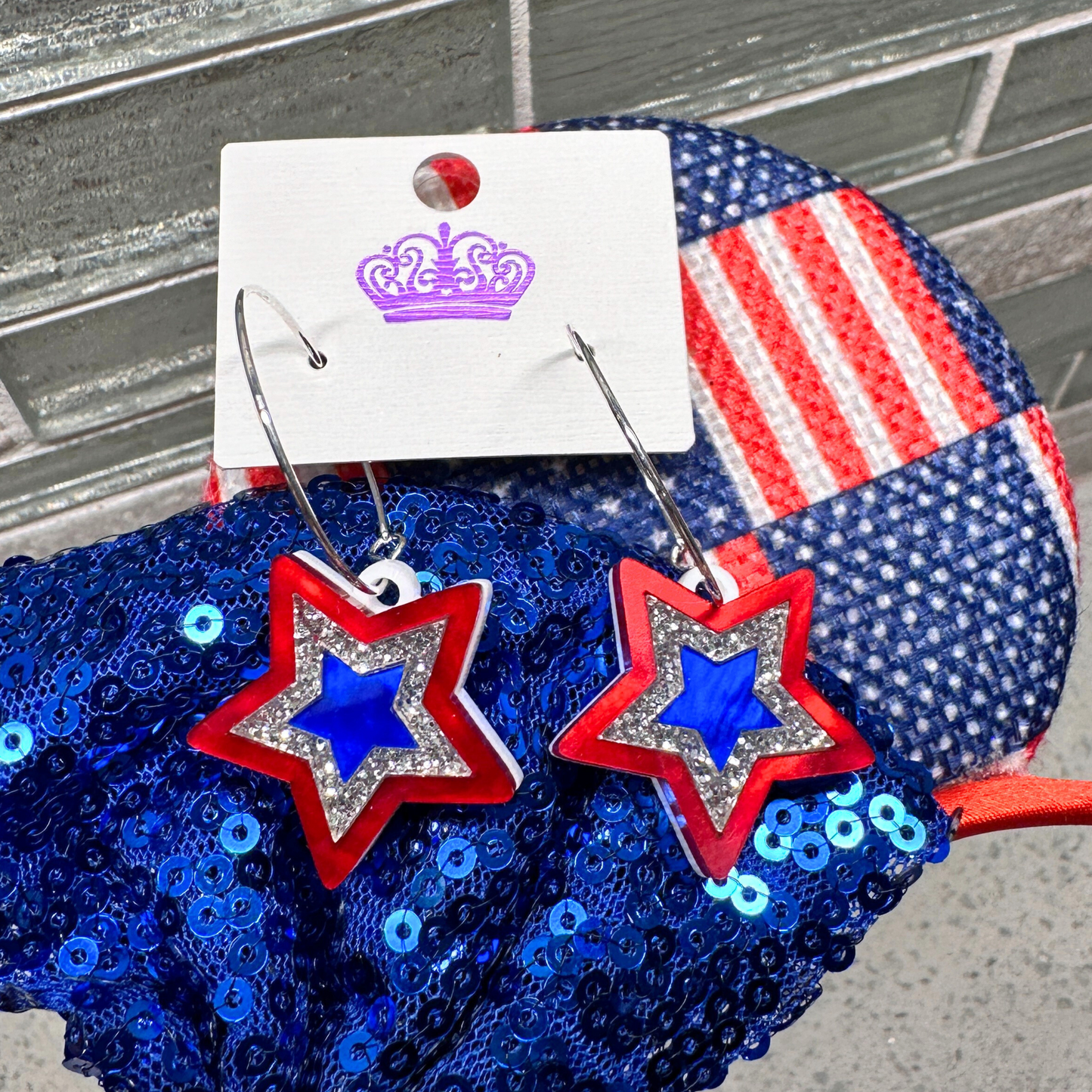 Red, White and Blue Stars