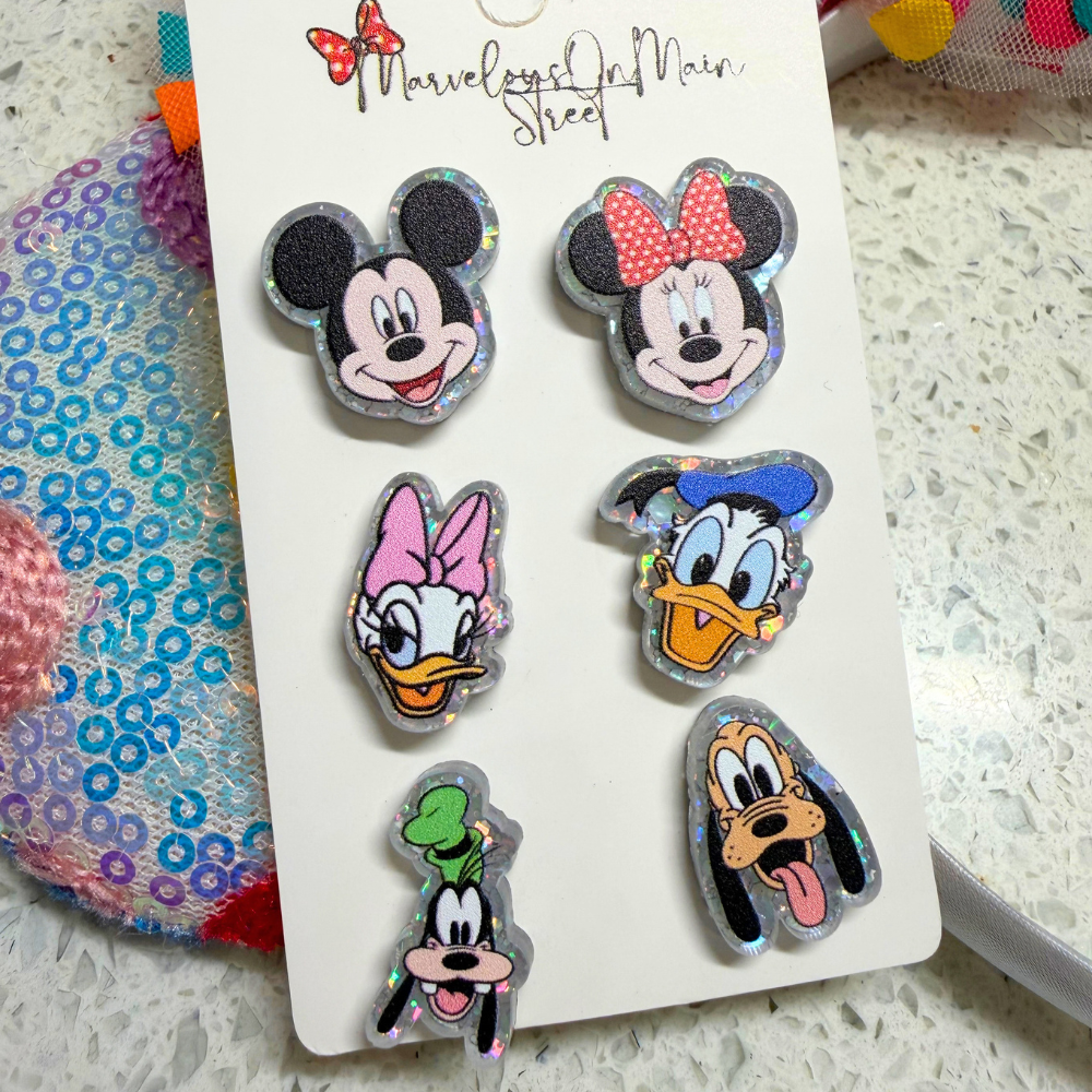 Sensational Six Stud earrings-Featuring Goofy, Pluto, Daisy Duck, Donald Duck, Mickey & Minnie