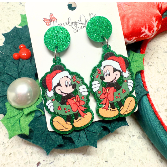 Santa Mickey Wreath