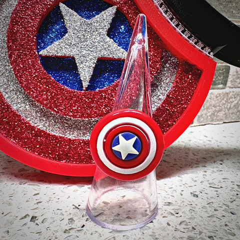 Captain Shield Statement Ring