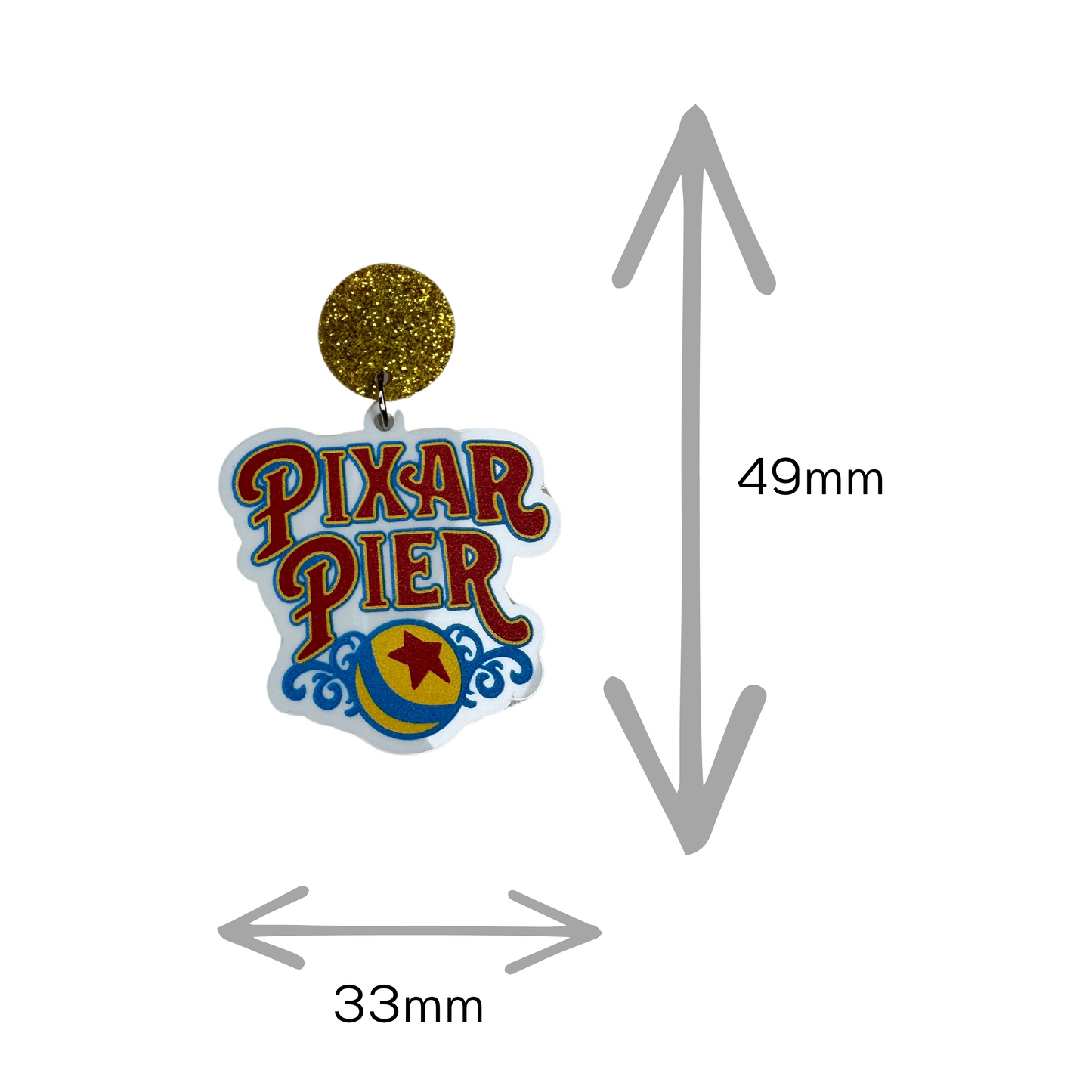 Pixar Pier Dangle Drop Earrings