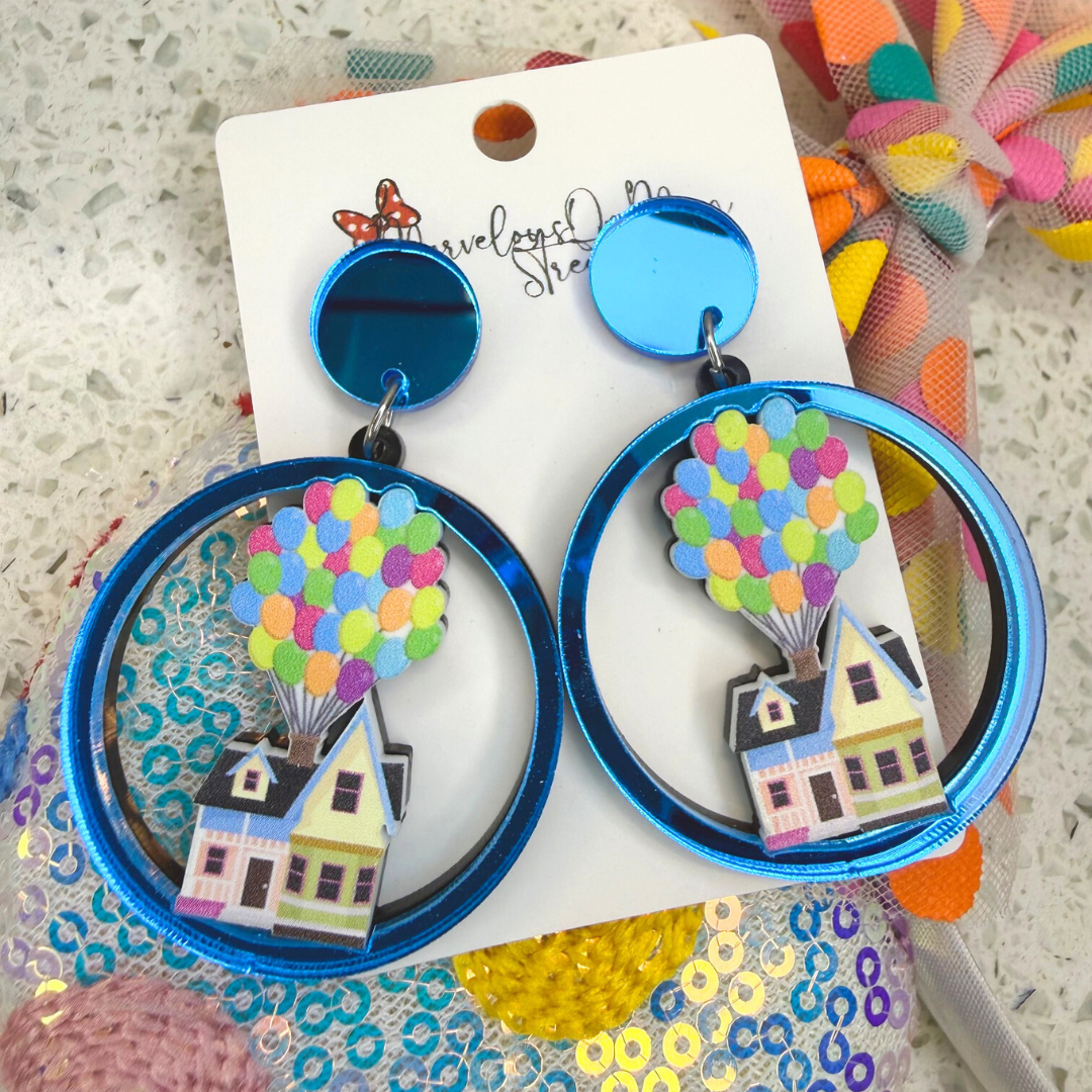 Up House Earrings