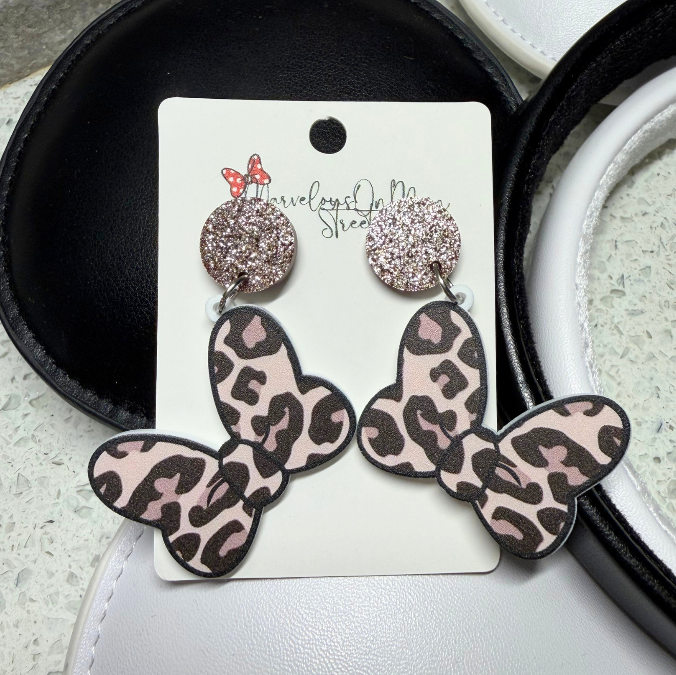 Minnie's Bow-Animal Print