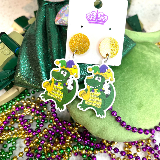 Here for the King Cake Earrings