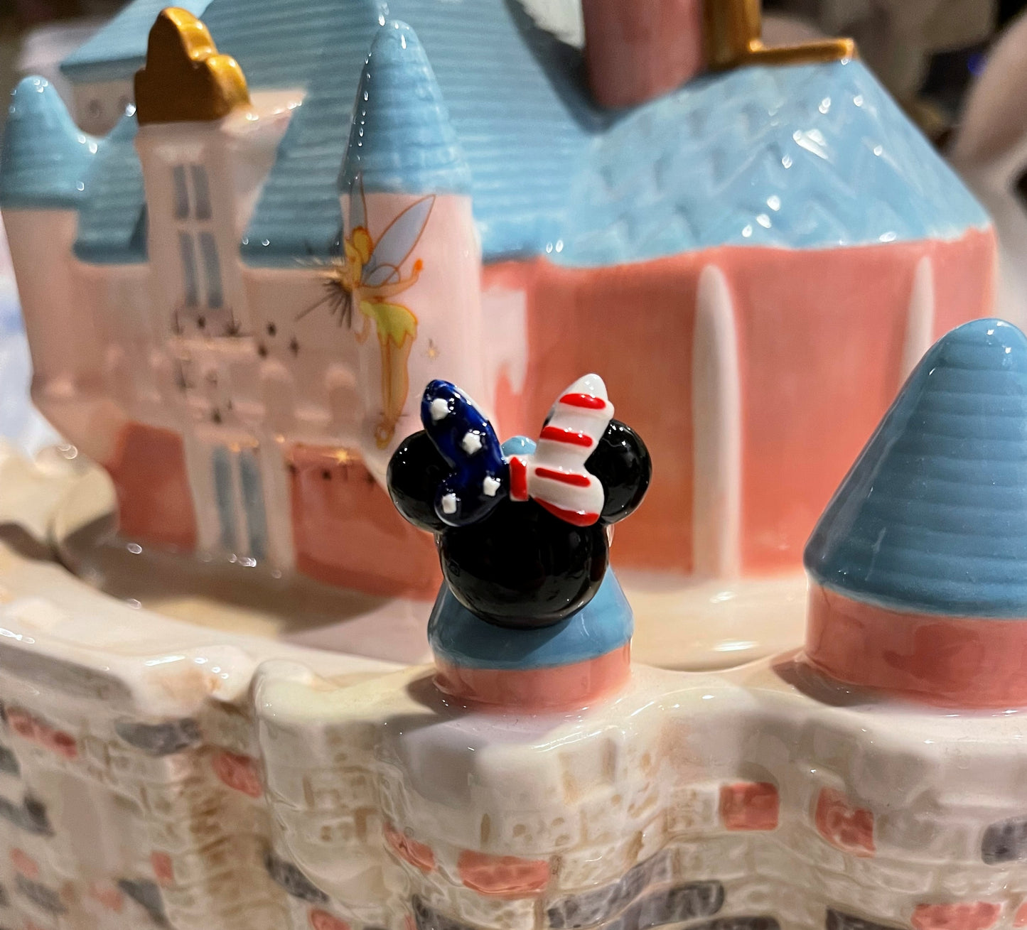 Patriotic Minnie Bow Statement Ring - Marvelous On Main Street