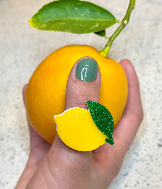 Lemon Thumb Ring - Marvelous On Main Street