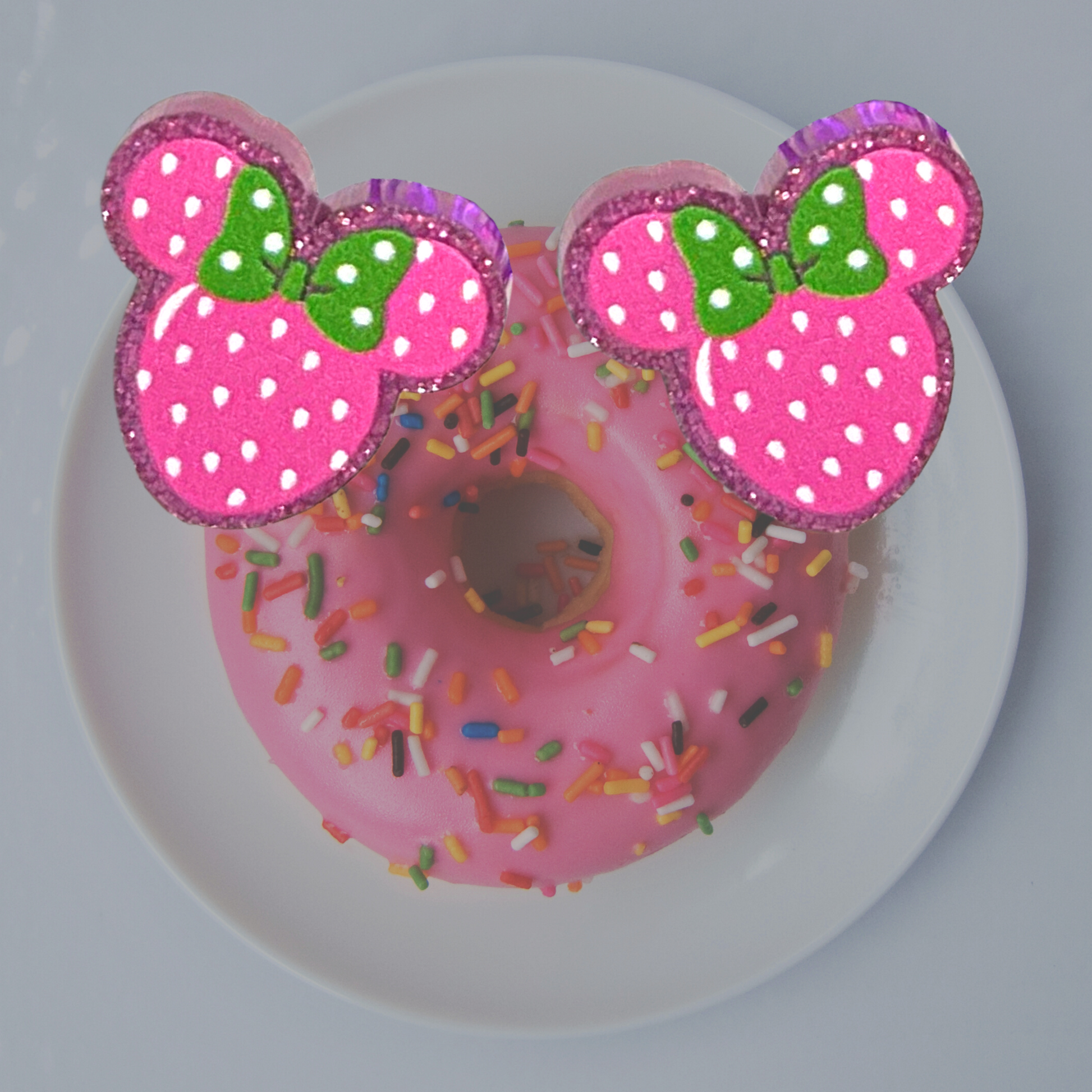 Mickey Inspired Strawberry Stud - Marvelous On Main Street