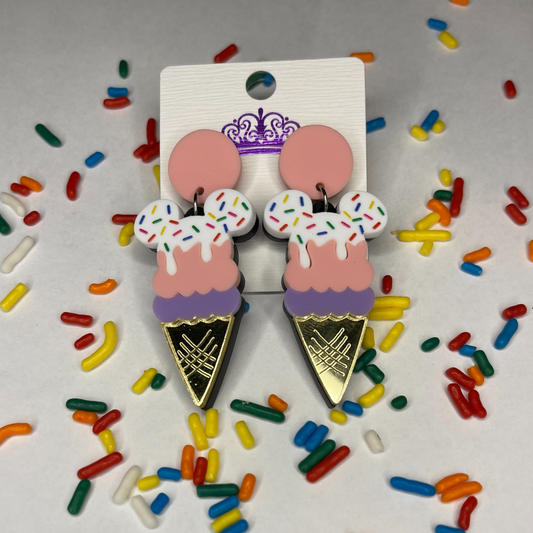 Confetti Mickey Ice Cream Cone - Marvelous On Main Street