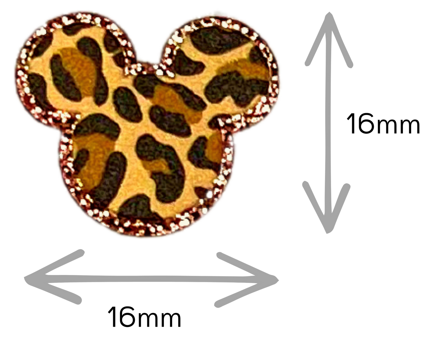 Leopard Print Mickey Studs - Marvelous On Main Street